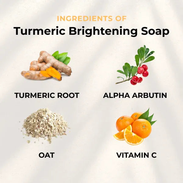 BUY 1 GET 1 FREE Turmeric Brightening Soap